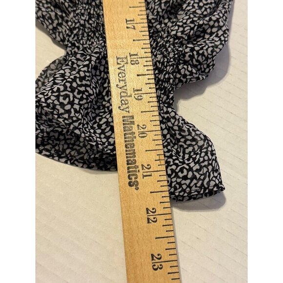 1.State V-Neck Long Ballon Sleeve Cuff Smock Sheer Blouse Career Wear Small - Picture 11 of 13